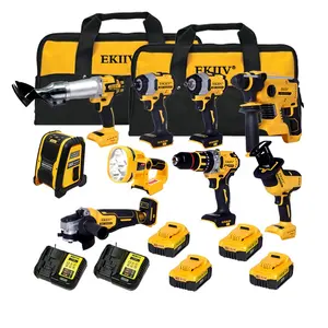 Kit macchine di alta qualità 4.0AH 5.0ah macchina cacciavite impatto potenza Cordless 20v MAX utensili elettrici trapano senza fili