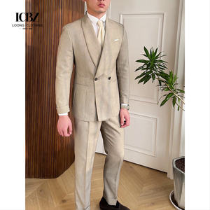 Veste de tailleur formelle pour hommes, sur mesure, en laine et en coton, coupe slim, sur mesure, de haute qualité - Product Image 4