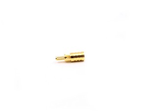 Connecteur RF femelle bulkhead vers MMCX mâle pour câble de raccordement, adaptateur coaxial 50Ω plaqué or - Product Image 4