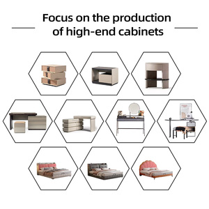 Tủ đầu giường gỗ Wabi Sabi tròn kiểu mới nhất 2025 với 2 ngăn kéo, nội thất phòng ngủ - Product Image 5