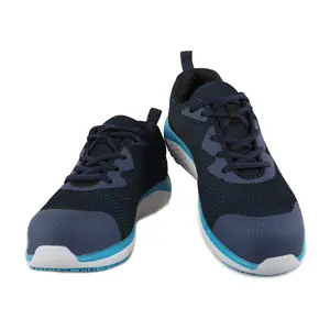 Sepatu Keselamatan Super Ringan Sepatu Kerja Serat Karbon Jari Kaki dan Sol Tengah Komposit Tahan Lembap SM2229