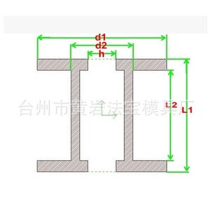 <b>Plastic</b> Spool 125X120mm ABS <b>Engineering</b> <b>Plastic</b> I-Beam For Copper Wire Winding Enameled Wire Custom Molds - Product Image 2