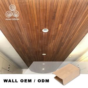 MUMU-<span class=keywords><strong>Panel</strong></span> de pared Interior de PVC personalizado, paneles de revestimiento de madera compuesta de aluminio, compra personalizada, China - Product Image 3