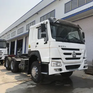 Sino truck verwendet 6x4 Sattelzug maschinen 10 Wheeler 371 PS Howo Traktor Anhänger Kopf für den heißen Verkauf in Afrika