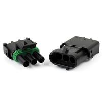 Connecteur automobile 3 broches mâle-femelle Weather Pack pour capteur de pression 12010717 12015793