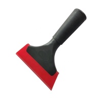Outils d'emballage de voiture caright essuie-glace à eau en verre enlever l'eau stagnante petite raclette poignée en plastique raclette outils en vinyle