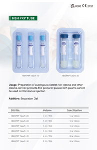 Tube PRP 5 ml certifié CE, pour la cicatrisation des plaies chirurgicales et le traitement des ulcères diabétiques, flacon séparateur de gel sous vide - Product Image 5