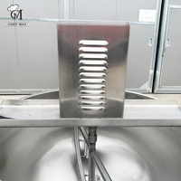 Xiaomi — agitateur automatique de 200l, 400l, bouilloire de cuisson revêtue à la vapeur, avec agitateur, Commercial, outil de cuisine