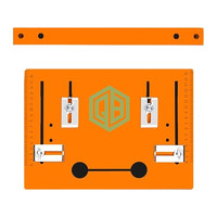 Plaque de base universelle pour scie circulaire électrique de 4 pouces, machine à découper, guide de bord, fraiseuse à bois, plateau de fraisage