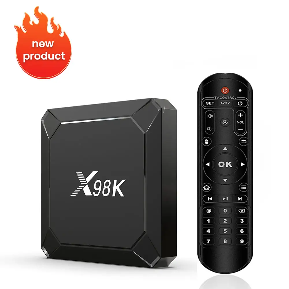 뜨거운 판매 Rk3528 안드로이드 13 Eny X98K 셋톱 박스 4G 램 32G/64G/128G 듀얼 와이파이 Bt 4K 8K 안드로이드 TV 박스