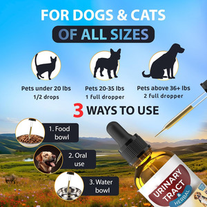 Gotas de Apoyo para la Salud del Tracto Urinario para Perros y Gatos con Extracto de Arándano Rojo que Promueve la Salud de la Vejiga, los Riñones y el Sistema Digestivo - Product Image 5