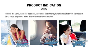 Patchs naturels apaisants contre les vomissements, les nausées, les vertiges et l'<span class=keywords><strong>anorexie</strong></span>, non somnifères, contre le mal des transports - Product Image 5