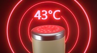 Appareil de lifting facial LED chauffant portable pour la beauté, favorisant l'absorption des soins cutanés, avec ions positifs et négatifs