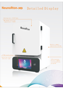 فرن تلبيد الأسنان 2025 سريع التلبيد للزركونيوم، فرن تلبيد الأسنان من النوع الصندوقي، موقد أسنان M9 - Product Image 4