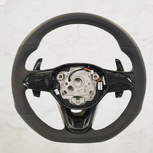 <span class=keywords><strong>Volante</strong></span> de cuero Premium directo de fábrica compatible con Volkswagen <span class=keywords><strong>Golf</strong></span> 4 5 6 6R 7 7R 7,5 8 <span class=keywords><strong>Mk5</strong></span> 6 7 Mk8 Polo Scirocco - Product Image 4