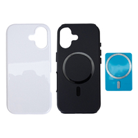 Funda Magnética 2 en 1 con Recubrimiento de Sublimación para iPhone Serie 17, Funda 3D para Sublimación e Impresión Personalizada