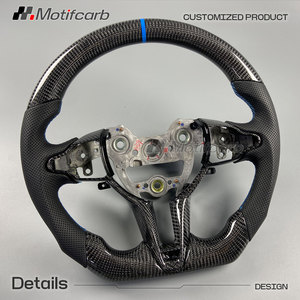 Volante Personalizado de Fibra de Carbono Real para Hyundai Elantra N I20N I30N N-line 2018-2026, Accesorios Interiores Mejorados - Product Image 3