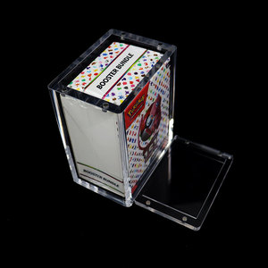 Paquete de 6 cajas de refuerzo de cristal transparente Protector de acrílico Pokemoned Scarlet & Violet Booster Bundle Caja de acrílico Tapa magnética - Product Image 4