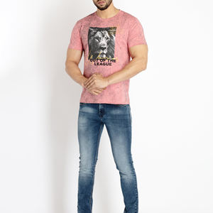 T-shirt surdimensionné en coton 100% lourd 2024 T-shirt d'été uni Streetwear T-shirt brodé pour hommes - Product Image 2