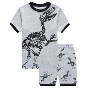 Kaus Anak Laki-laki Dinosaurus Cetak Katun 100 Set Situs Web Alibaba Grosir Baju Anak Celana Pendek Lengan Kaus Celana Anak