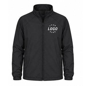 Ventes chaudes : Veste matelassée en toile à capuche pour homme, couleur unie, coupe-vent, fermeture éclair, décontractée, pour l'extérieur, hiver, coupe régulière, polyester, devant zippé - Product Image 1