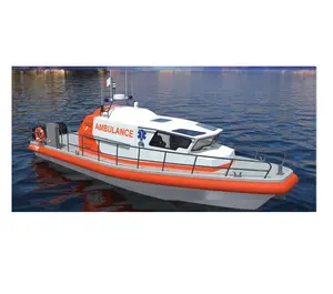 Grandsea אלומיניום 40ft/12.15m משמר החופים אמבולנס עצמי ליישר סירת למכירה