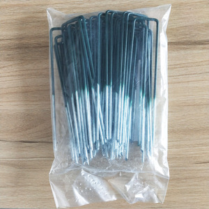 Piquets métalliques galvanisés <span class=keywords><strong>en</strong></span> U, ancres de sol <span class=keywords><strong>en</strong></span> acier, crochets de pelouse pour aménagement paysager, clous <span class=keywords><strong>en</strong></span> U, piquets <span class=keywords><strong>en</strong></span> U - Product Image 2