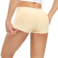 Boxer sans couture pour femmes entrejambe Butt Lift Boxers Anti-exposition Glace Soie Culotte de sécurité pour femmes