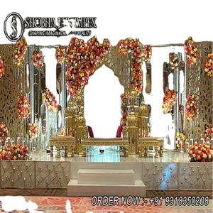 Colchón de madera Shobha Jain Impex para bodas musulmanas, noche de Heena, escenario de Sangeet, hecho en Delhi, India - Product Image 2