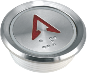 Moderner beleuchteter <span class=keywords><strong>4</strong></span>-poliger Metall-Mikrohub-LED-Ringlicht-Momentsc halter für Hotel aufzugs türklingel 12-24V - Product Image 2