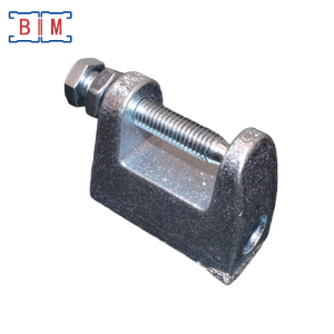 गैल्वेनाइज्ड मललेबल अण्स्टट टॉप बीम क्लैंप टाई रॉड एम 10 एम 12 इंच और मीट्रिक माप प्रणाली - Product Image 2