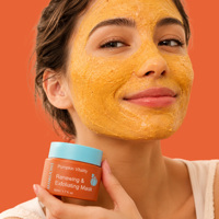 Masque Visage Exfoliant Éclaircissant Privé à l'Enzyme de Citrouille Naturelle AHA et Ferment Probiotique