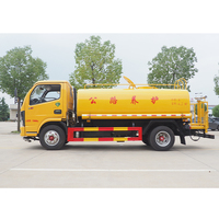 Camion-citerne municipal avec pompe à eau pour la lutte contre les incendies, camion-citerne robuste pour l'alimentation en eau des chantiers de construction