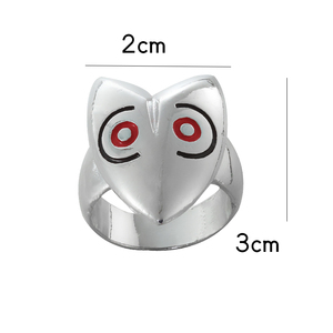 Anillo <span class=keywords><strong>de</strong></span> compromiso y boda <span class=keywords><strong>de</strong></span> aleación con símbolo <span class=keywords><strong>de</strong></span> <span class=keywords><strong>Konoha</strong></span> <span class=keywords><strong>de</strong></span> Anime para el Universo <span class=keywords><strong>de</strong></span> Whirlpool, venta directa del fabricante - Product Image 4