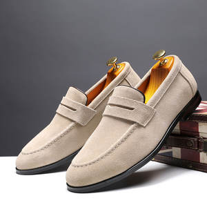 Zapatos de Vestir para Hombre, Tallas 37-48, Garantía Premium, Cuero, Moda, Venta al Por Mayor, Haza Pairs, Mocasines Impermeables Antideslizantes - Product Image 1