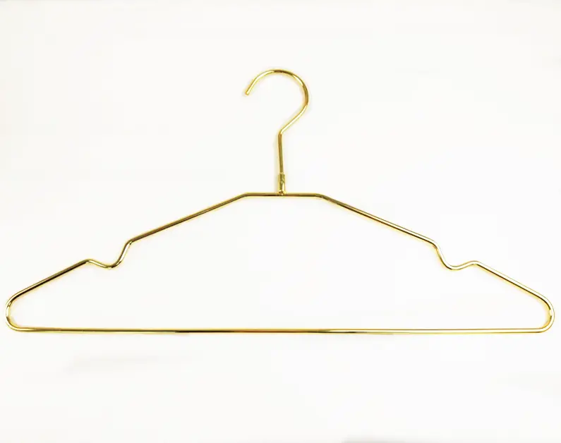 MT-001 gold metall aufhänger für kleidung eisen goldene aufhänger für verkauf