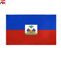 Promotion 2026 : Produit haïtien très demandé pour les fans de football – Collier et drapeau à main personnalisés avec logo du drapeau haïtien
