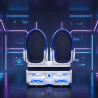 Chaise VR 9D avec console de jeu de réalité virtuelle 3D, simulateur de conduite, accepteur de billets pour centre commercial intérieur