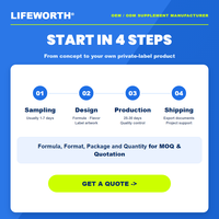 Lifeworthy – café aux herbes Ganoderma Offre Spéciale café noir à l'extrait de champignon de la crinière du Lion café instantané 3 en 1