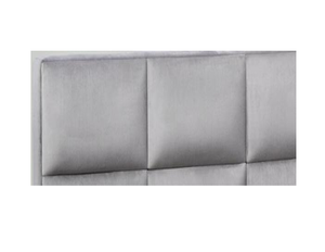 <span class=keywords><strong>Lit</strong></span> en tissu velours gris directement d'usine de bonne qualité avec trois tiroirs de rangement - Product Image 4