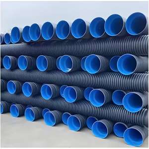 600mm 800mm 1000mm HDPE Tuyau de drainage d'égout de grand diamètre Tubes en plastique en spirale ondulée à <span class=keywords><strong>double</strong></span> <span class=keywords><strong>paroi</strong></span> pour les eaux usées - Product Image 2