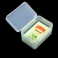 Boîtes de rangement en plastique transparent avec couvercle, petites perles, emballage pour ongles, lunettes, bijoux, autocollants, pierres précieuses, montres, boucles d'oreilles, bagues