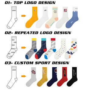 Chaussettes pour hommes en coton peigné doux, semelle coussinée, fond en tissu éponge, chaussettes de sport mi-mollet performantes, athlétiques, Chrom - Product Image 5