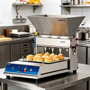 Machine à cupcakes avec déposeur et remplisseur pour la fabrication de mini-muffins et de macarons - Product Image 4