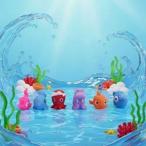 Custom Shape Baby <b>Bath</b>-Time Rubber Yellow Duck Squeezable with Squeaky Sound Floating Toy-Educational Stress-Relieving Children - Product Image 2