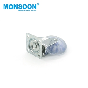 Manufacture 1.5/2/2.5/3 Inch Transparent Trolley Swivel Caster <b>Wheel</b> Office <b>Desk</b> Light Duty <b>Wheel</b> Castor for Furniture - Product Image 4