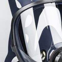 Masque respiratoire complet réutilisable pour l'exploitation minière, la peinture et la pulvérisation avec cartouches - Type demi-visage