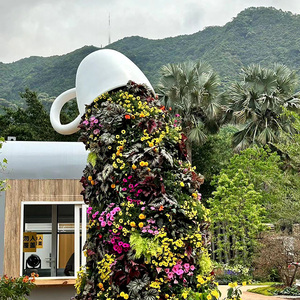 ประติมากรรมไฟเบอร์กลาสรูปแก้วกาแฟสำหรับตั้งพื้น ตกแต่งสวน คาเฟ่ ร้านค้า - Product Image 1