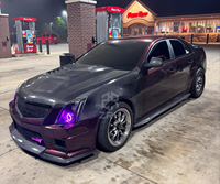 Capot moteur avant en fibre de carbone style V pour capot Cadillac CTS 2008-2012