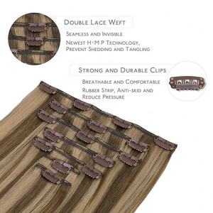 Extensions de cheveux à clips frisés les plus vendues en gros, cheveux humains vierges Remy européens, invisibles et sans couture - Product Image 3